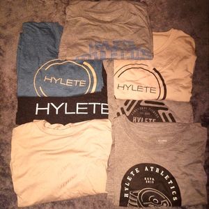 XL hylete workout shirts